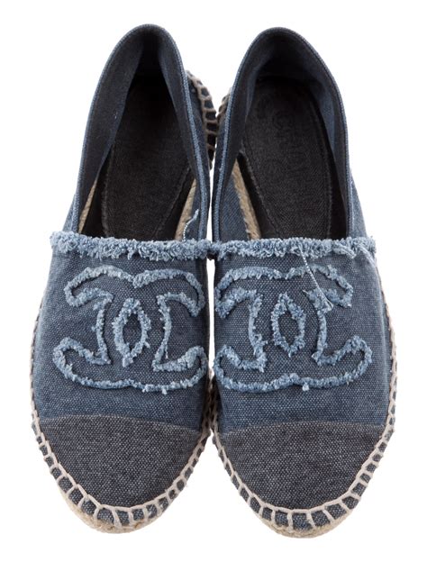 chanel shoes espadrilles replica|chanel espadrilles denim.